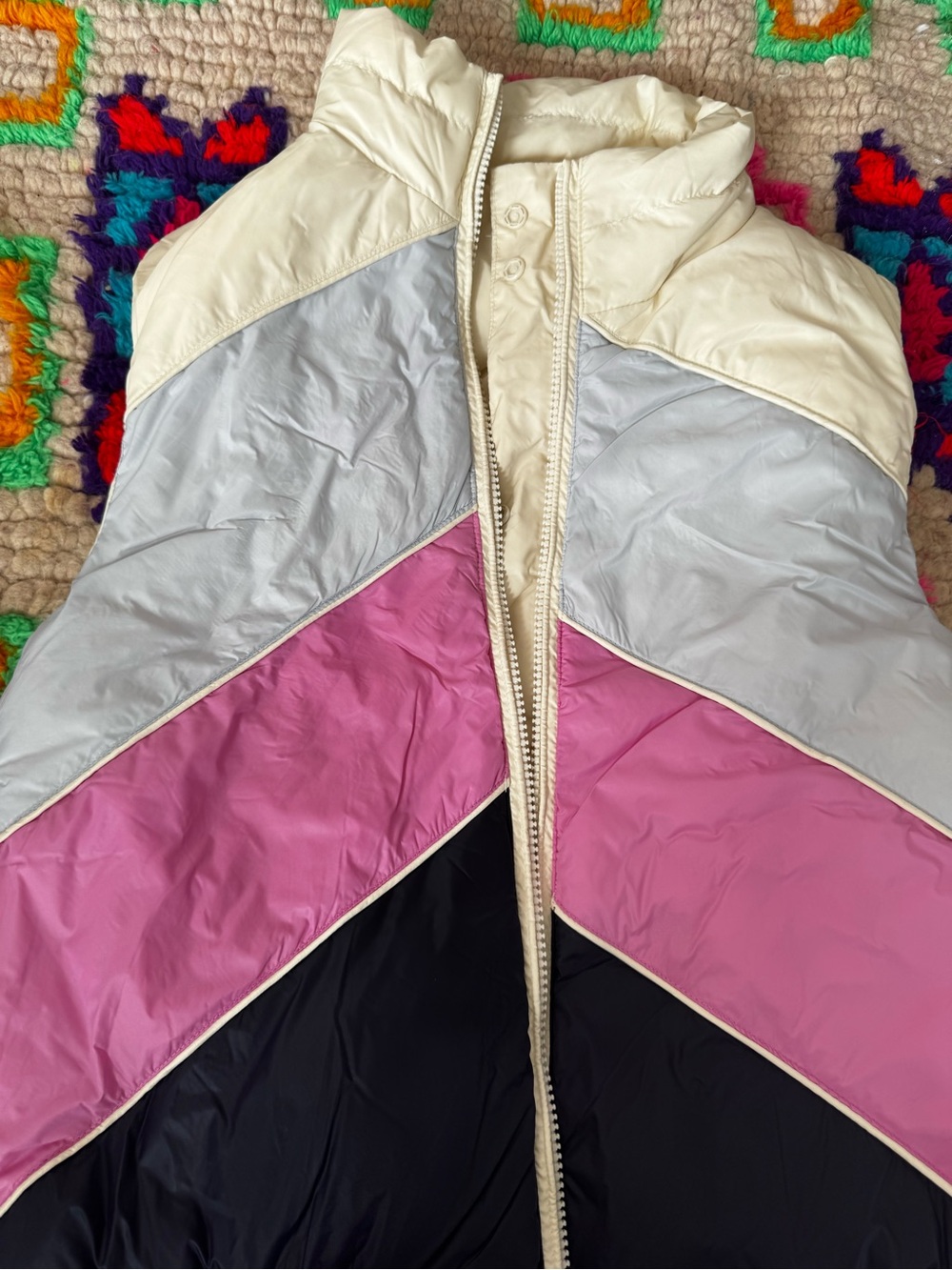 Marine Layer Antuco Reversible Down Puffer Vest S - Picture 3 of 6